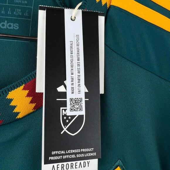 Adidas LAFC 2022/2023 Away Jersey Green Sz XL MLS Authentic NWT Los Angeles - Picture 8 of 9